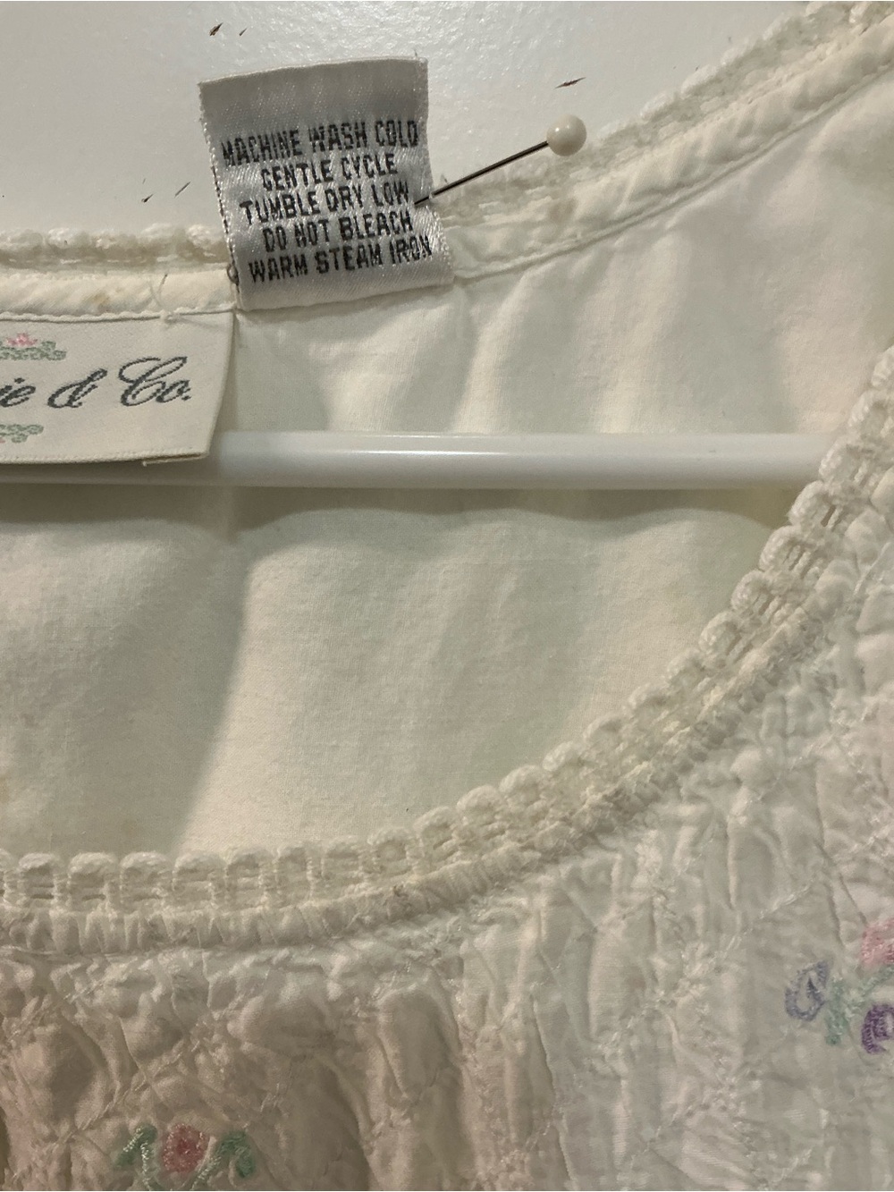 2X cotton nightgown - Picture 3 of 3